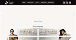 Desktop Screenshot of iksirparfum.com